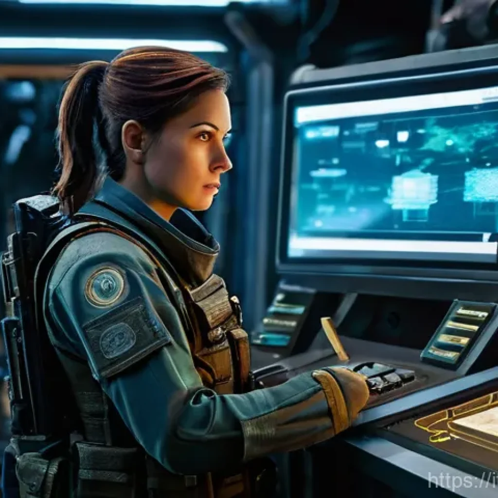 퍼즐오브Z 아이템 교환소 공략 - **Strategic Resource Exchange at the Outpost Market**
    "A determined female commander, approximat...