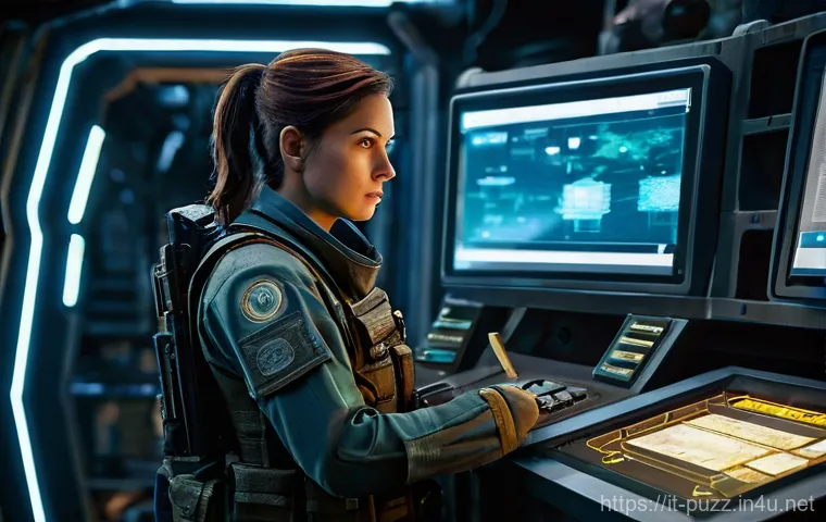 퍼즐오브Z 아이템 교환소 공략 - **Strategic Resource Exchange at the Outpost Market**
    "A determined female commander, approximat...