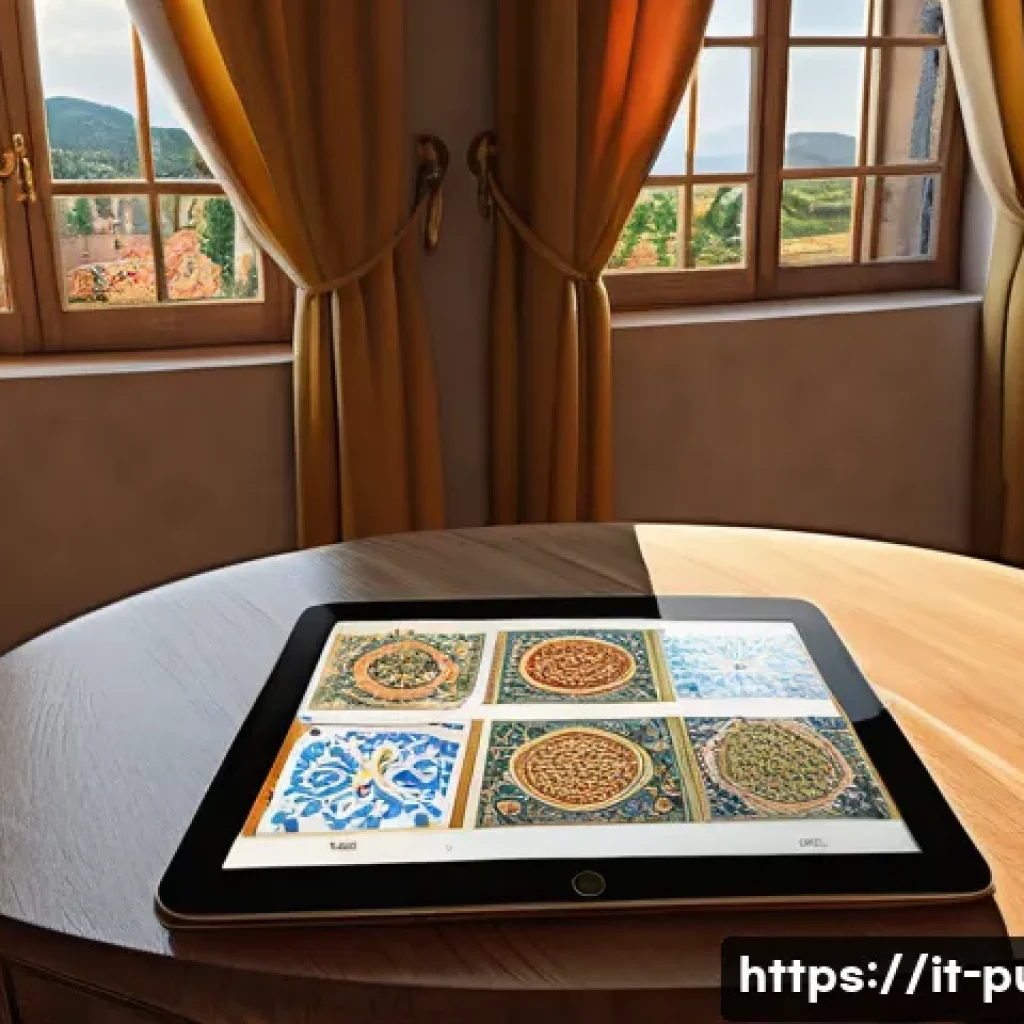 퍼즐오브Z 팁과 트릭 공유 - A detailed, vibrant digital illustration of a cozy Italian living room where an adult player is deep...
