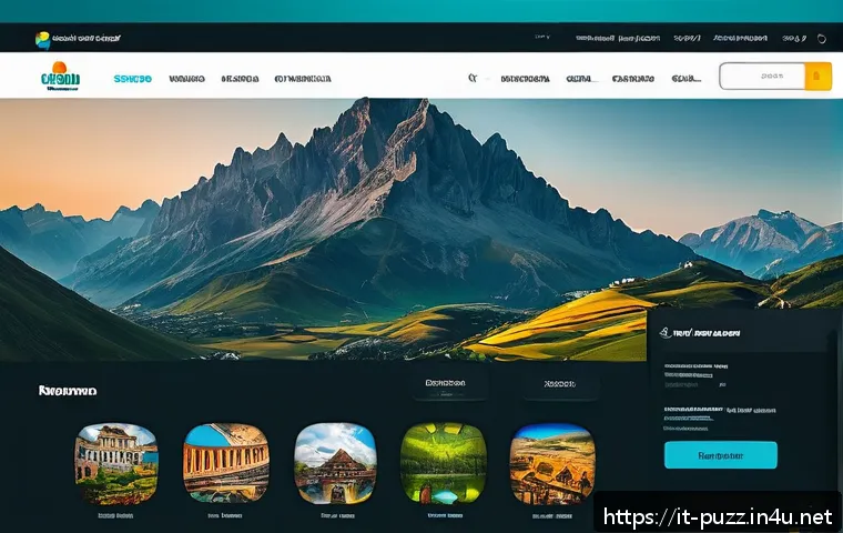 퍼즐오브Z 공식 사이트 활용법 - A sleek, modern gaming website interface for Puzzle of Z, featuring a clean homepage with a visible ...